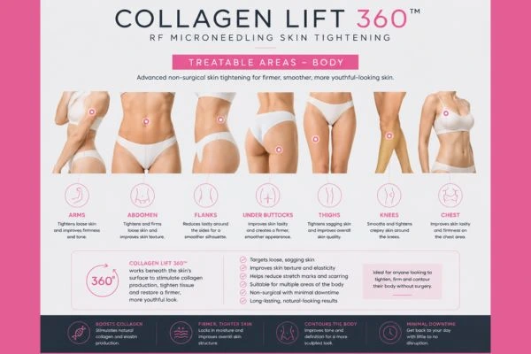 Collagen Lift 360 Woodley  for areas of the body.