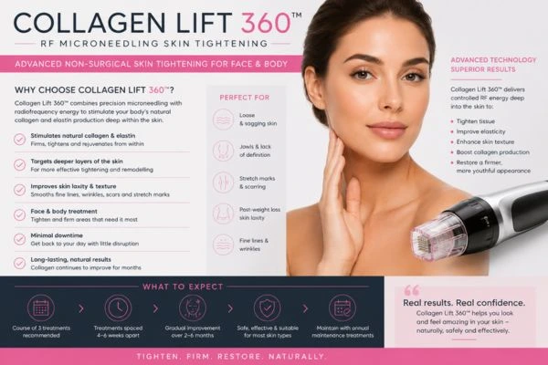 The benefits of Collagen Lift 360 Woodley 